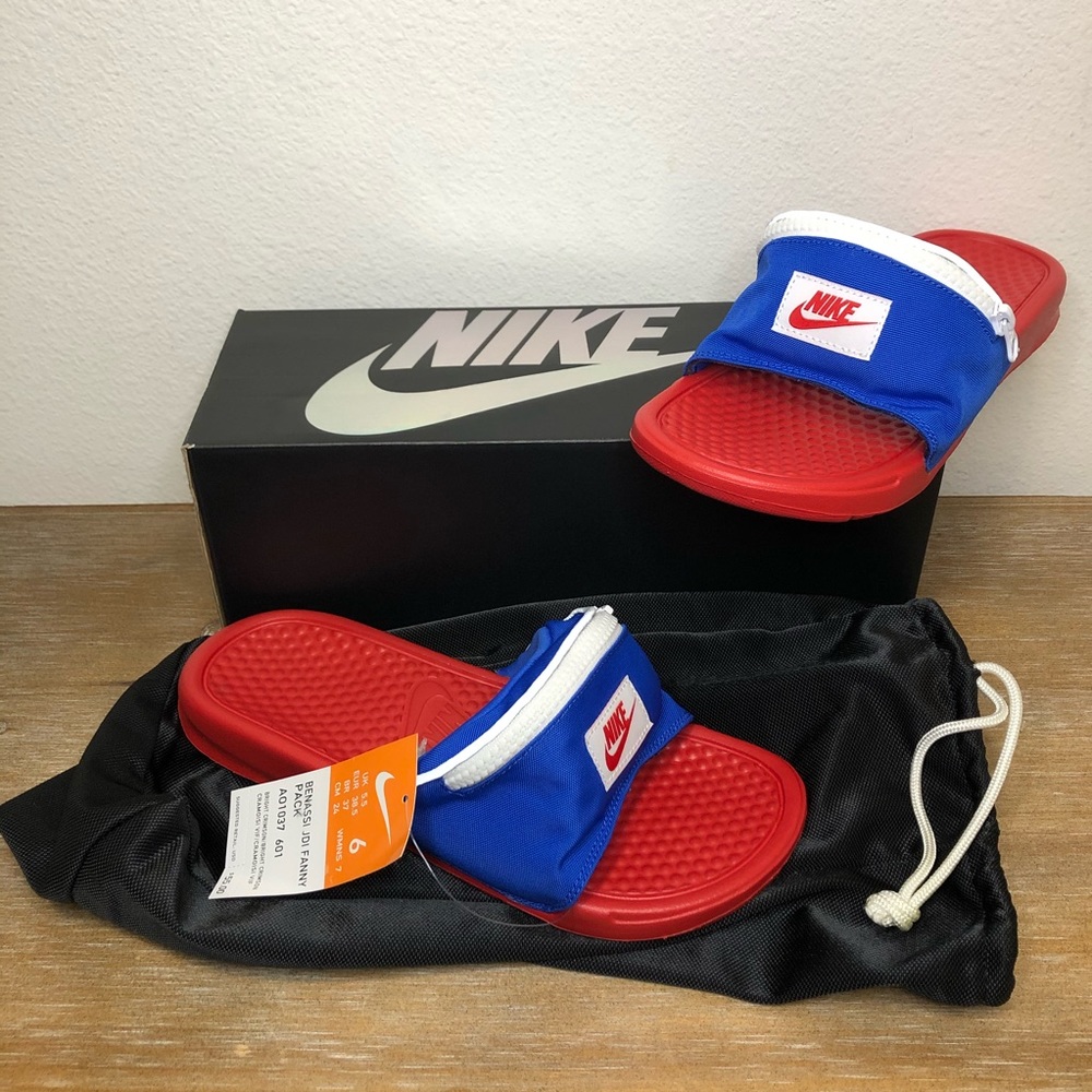 Nike Benassi Fanny Pack Slide Sandals